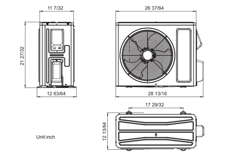 Classic Air Conditioner 12000 BTU Mini Split Air Conditioner & Heater Ductless, 20 SEER2 208-230V