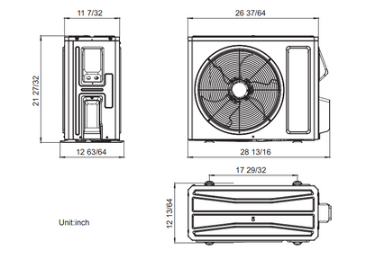 Classic Air Conditioner 12000 BTU Mini Split Air Conditioner & Heater Ductless, 20 SEER2 208-230V