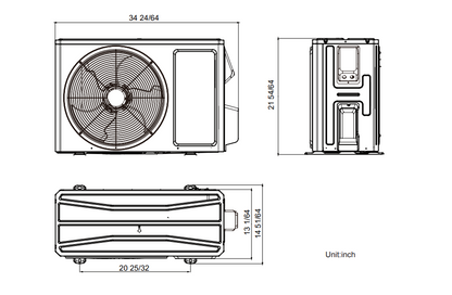 Classic Air Conditioner 18000 BTU Mini Split Air Conditioner & Heater Ductless, 20 SEER2 230V